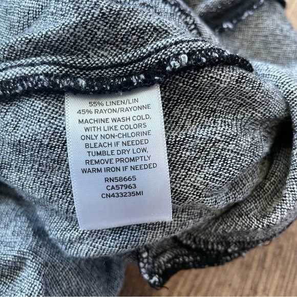 Caslon Light Grey Paperbag Waist Pants Size XS - Picture 4 of 5